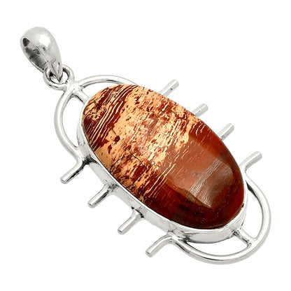 Natural Snake Skin Jasper Pendant P-1271 SDP148361