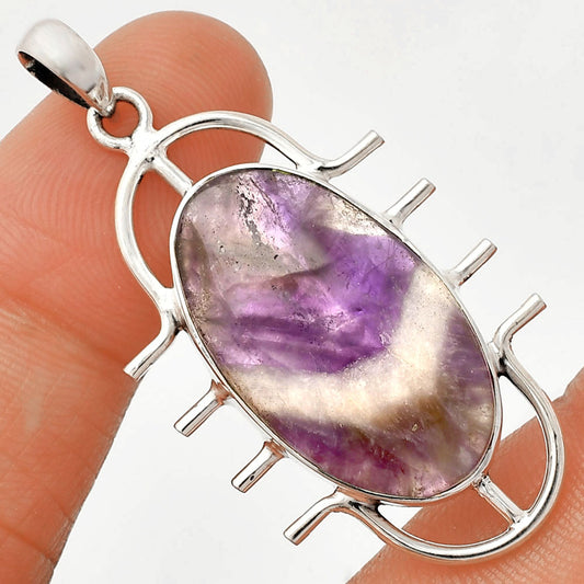 Natural Chevron Amethyst Pendant P-1271 SDP148365