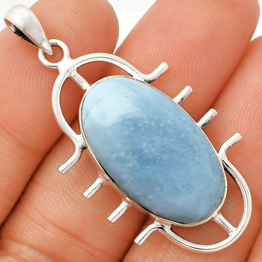 Natural Angelite Pendant P-1271 SDP148366