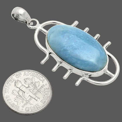 Natural Angelite Pendant P-1271 SDP148366