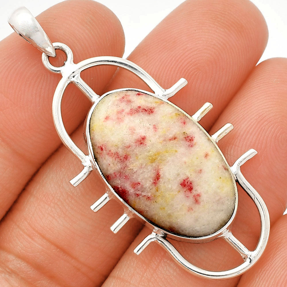 Natural Cinnabar Pendant P-1271 SDP148369