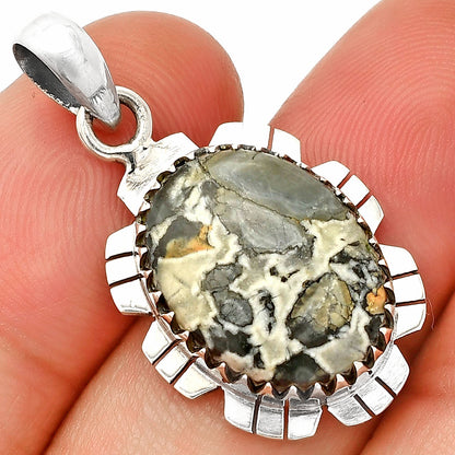 Natural Maligano Jasper - Indonesia Pendant P-1347 SDP148554