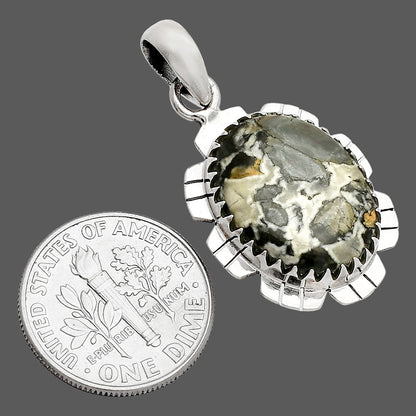 Natural Maligano Jasper - Indonesia Pendant P-1347 SDP148554