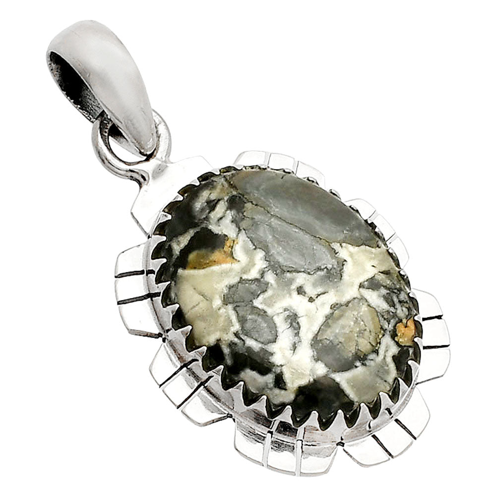 Natural Maligano Jasper - Indonesia Pendant P-1347 SDP148554