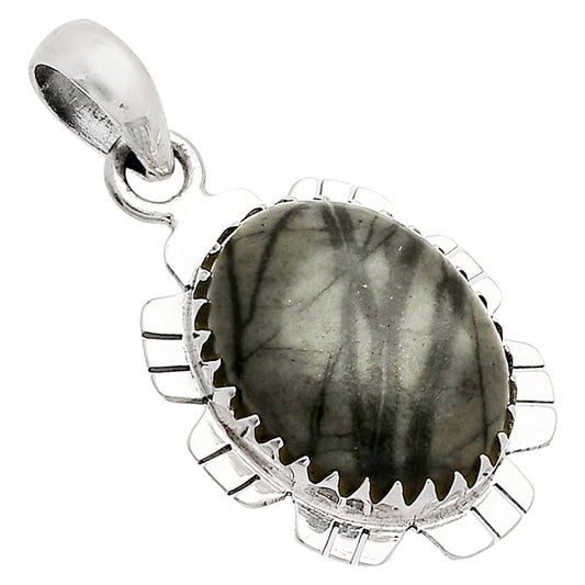 Natural Picasso Jasper Pendant P-1347 SDP148558