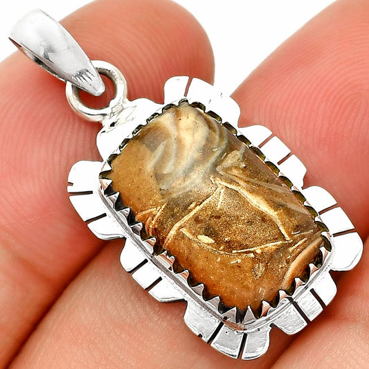 Natural Stick Agate Pendant P-1347 SDP148559