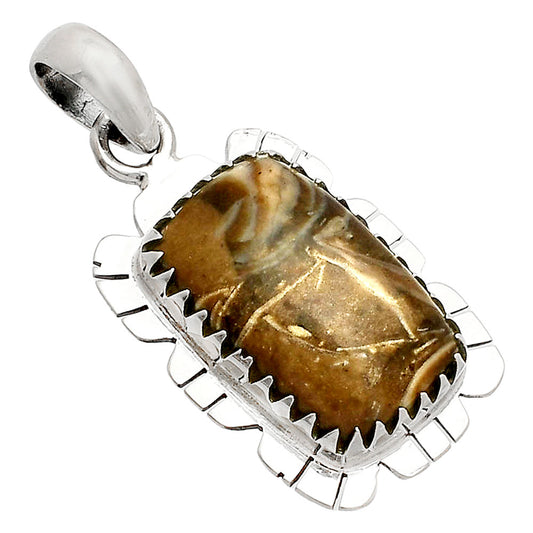 Natural Stick Agate Pendant P-1347 SDP148559