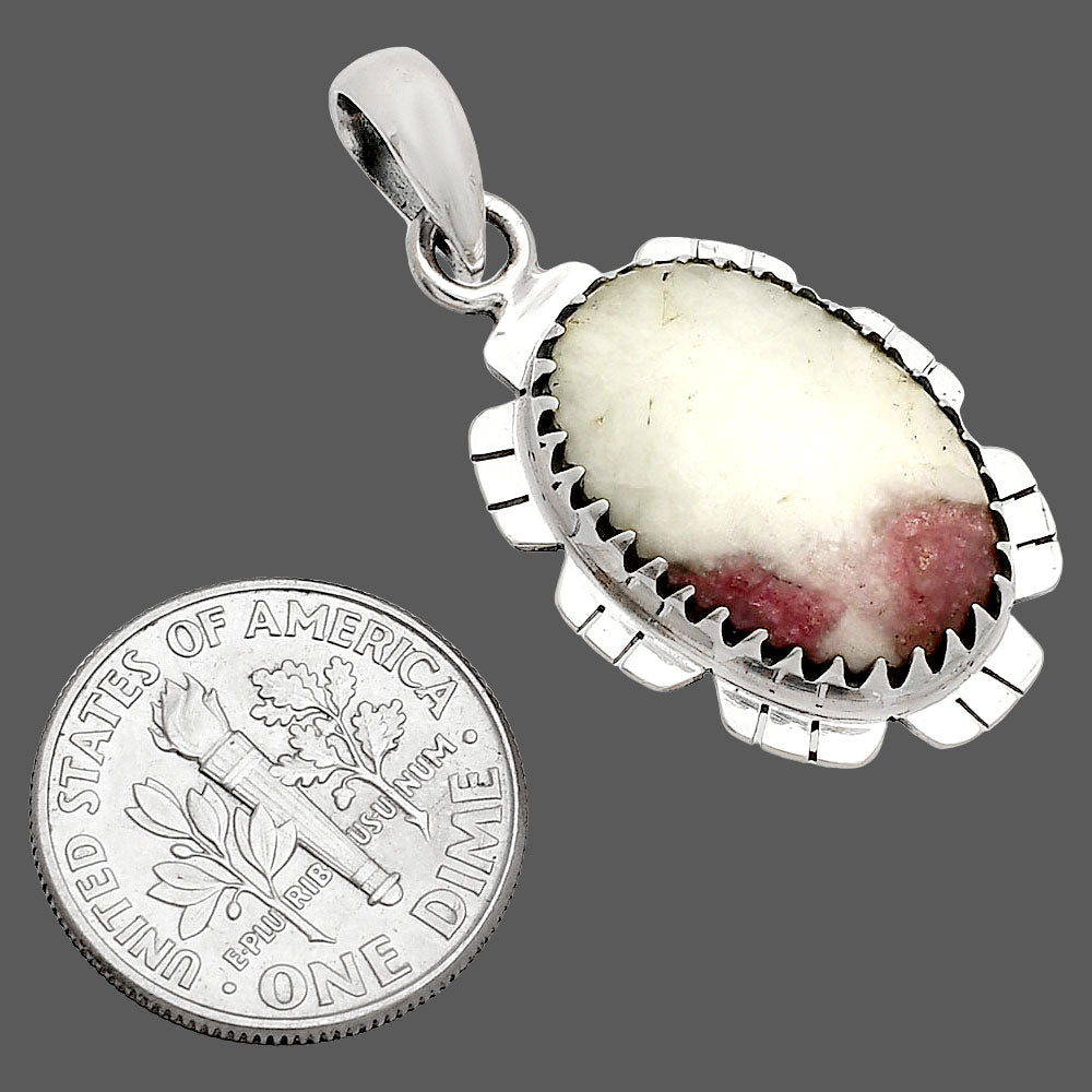 Natural Pink Tourmaline In Quartz Pendant P-1347 SDP148564