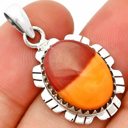 Natural Red Mookaite Pendant P-1347 SDP148567