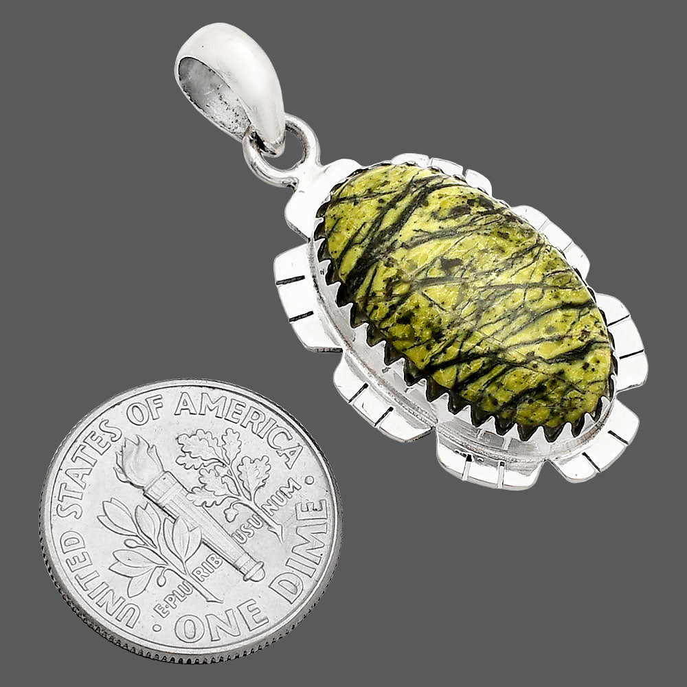 Natural Chrysotile Pendant P-1347 SDP148594