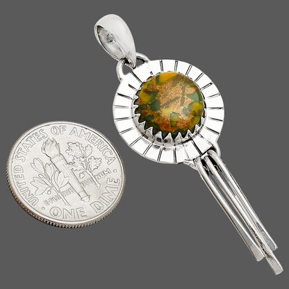 Natural Bamboo Jasper Pendant P-1481 SDP148633