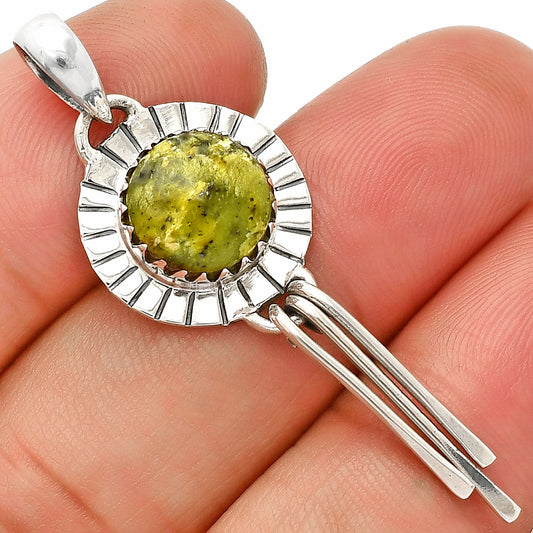 Natural Serpentine Pendant P-1481 SDP148646