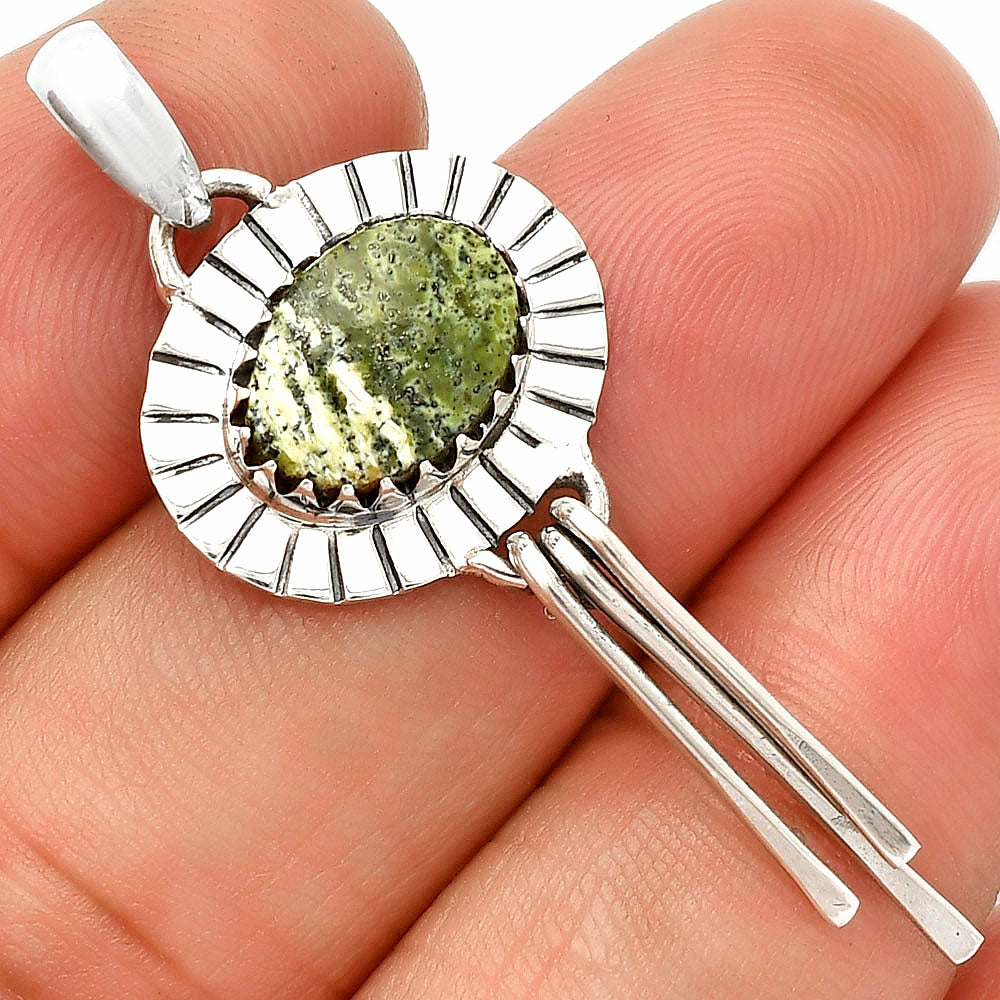 Natural Chrysotile Pendant P-1481 SDP148651