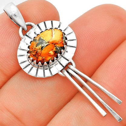 Natural Maligano Jasper - Indonesia Pendant P-1481 SDP148655