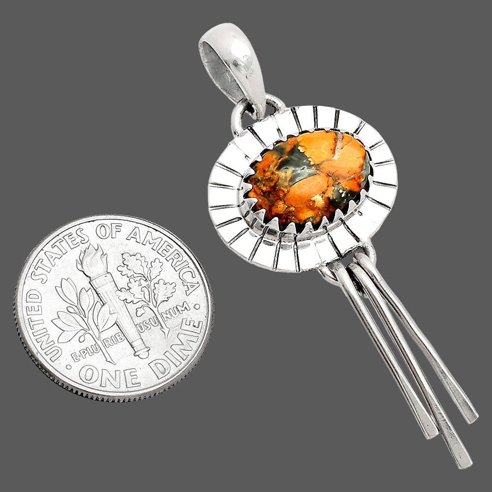 Natural Maligano Jasper - Indonesia Pendant P-1481 SDP148655