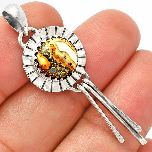 Natural Maligano Jasper - Indonesia Pendant P-1481 SDP148665