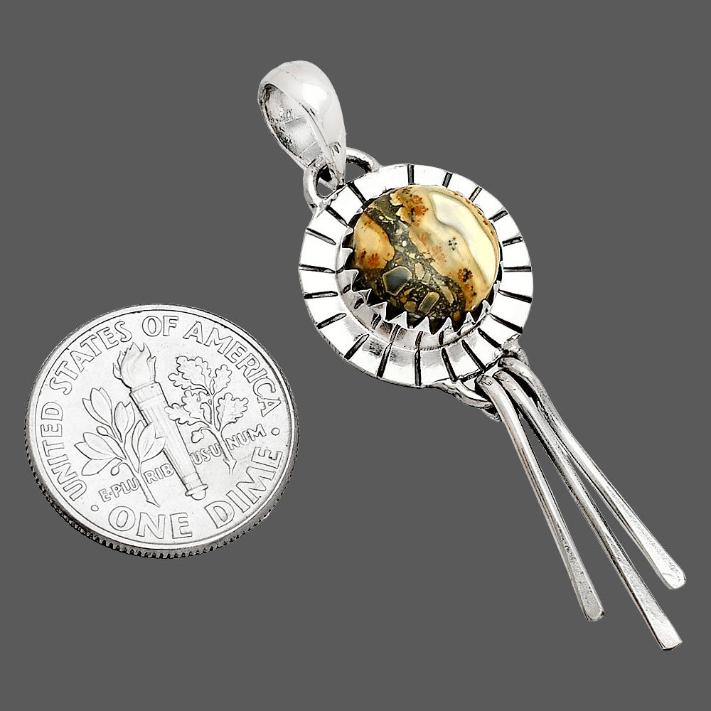 Natural Maligano Jasper - Indonesia Pendant P-1481 SDP148665