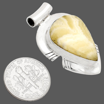 Natural Honey Aragonite Pendant P-1598 SDP148784