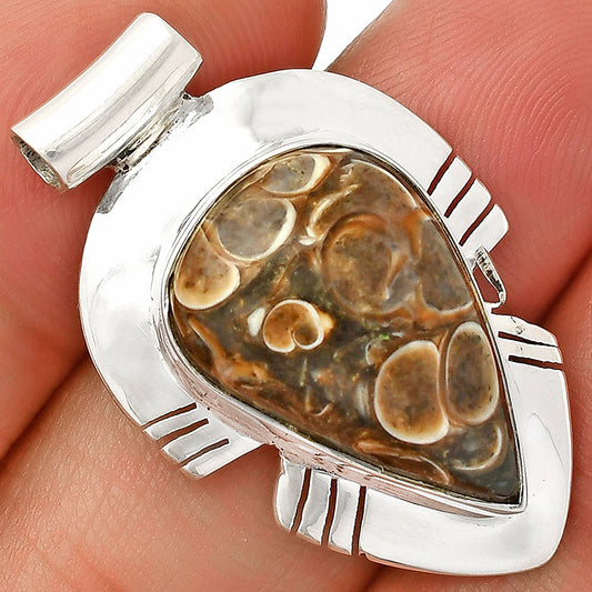 Natural Turtella Jasper - USA Pendant P-1598 SDP148785