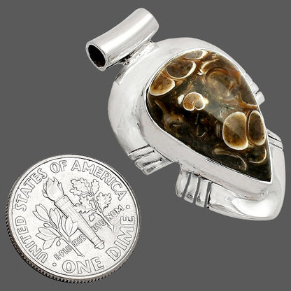 Natural Turtella Jasper - USA Pendant P-1598 SDP148785