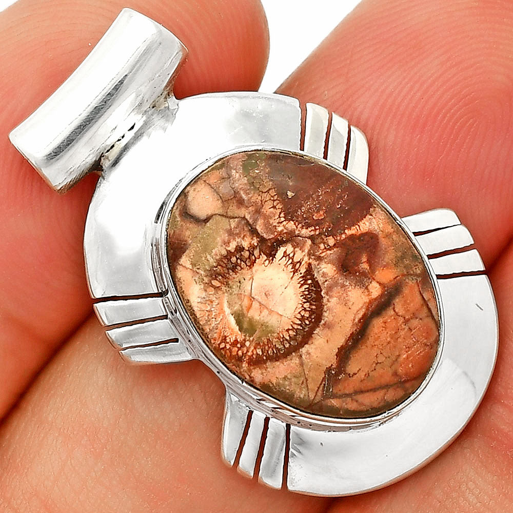 Natural Mexican Bird Eye Pendant P-1598 SDP148803