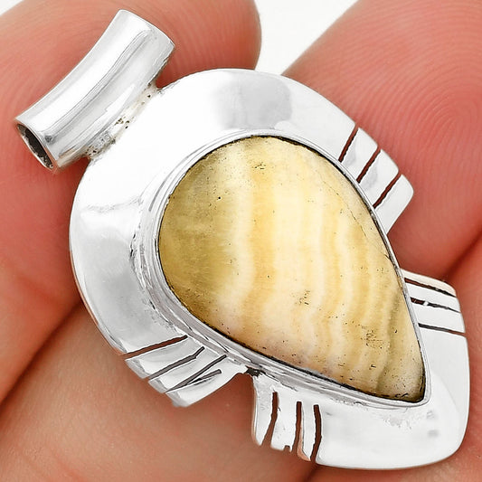 Natural Honey Aragonite Pendant P-1598 SDP148820