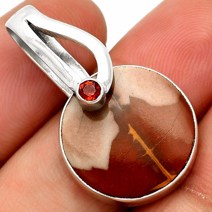 Natural Noreena Jasper & Garnet Pendant P-1251 SDP148837