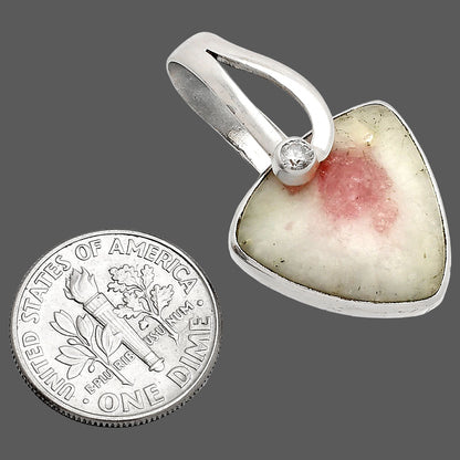 Pink Tourmaline In Quartz & White Quartz Pendant P-1251 SDP148845