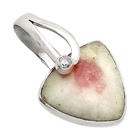 Pink Tourmaline In Quartz & White Quartz Pendant P-1251 SDP148845
