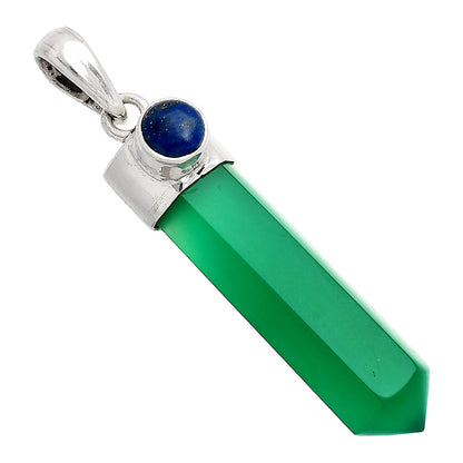 Point - Green Onyx & Lapis Lazuli Pendant P-1107 SDP148938