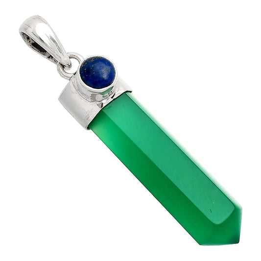 Point - Green Onyx & Lapis Lazuli Pendant P-1107 SDP148938