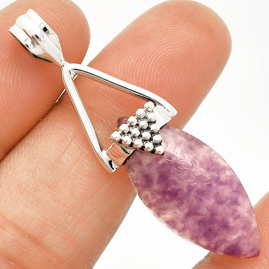 Natural Purple Lepidolite Pendant P-1722 SDP149183