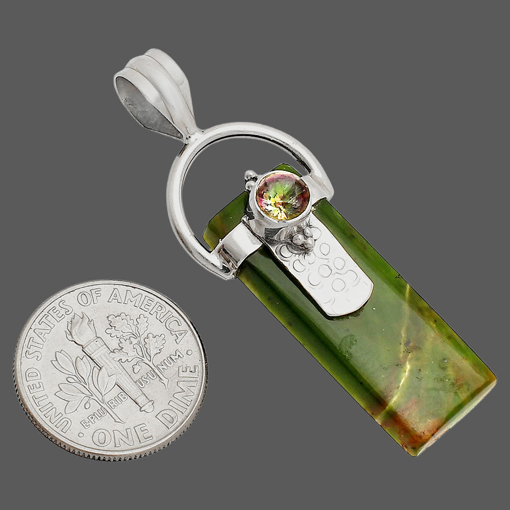 Chrome Chalcedony & Mystic Topaz Pendant P-1723 SDP149246