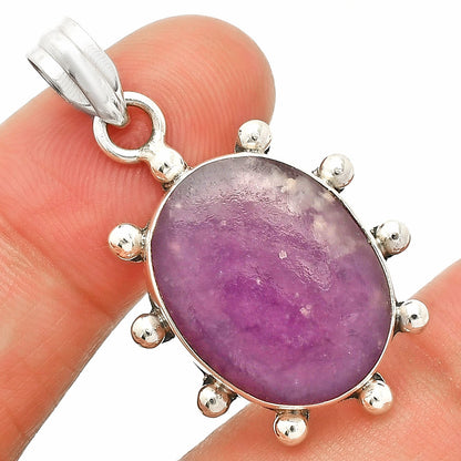 Natural Purple Lepidolite Pendant P-1733 SDP149250