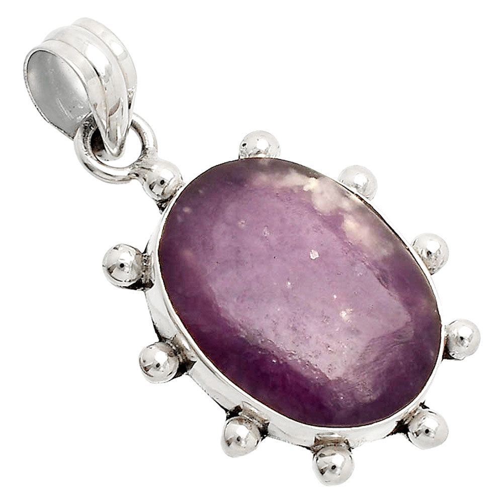 Natural Purple Lepidolite Pendant P-1733 SDP149250