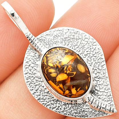 Natural Coquina Fossil Jasper - India Pendant P-1218 SDP149521