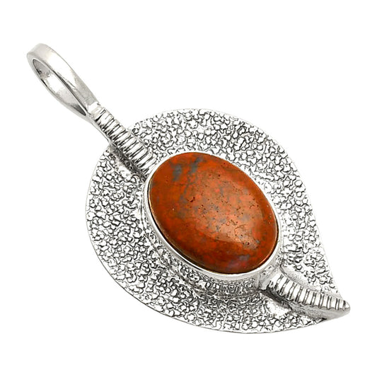 Natural Red Moss Agate Pendant P-1218 SDP149522