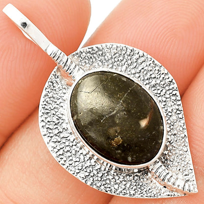 Natural Mexican Cabbing Fossil Pendant P-1218 SDP149523