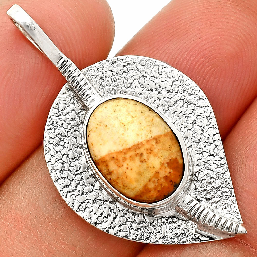 Natural Picture Jasper Pendant P-1218 SDP149541