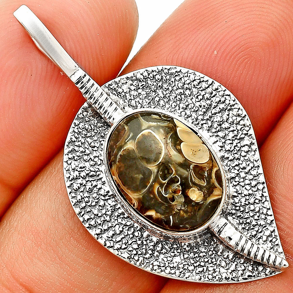 Natural Turtella Jasper - USA Pendant P-1218 SDP149546
