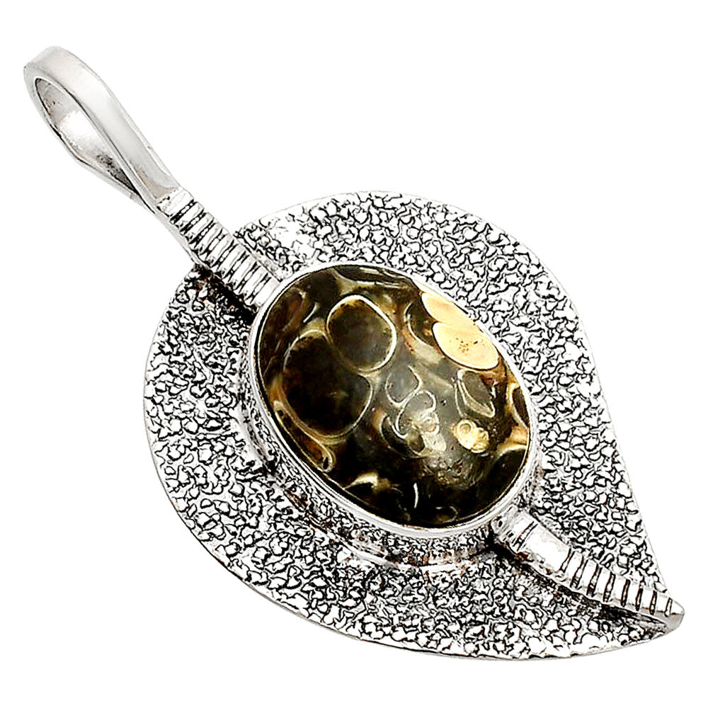 Natural Turtella Jasper - USA Pendant P-1218 SDP149546