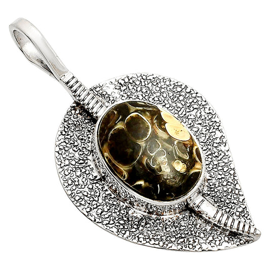 Natural Turtella Jasper - USA Pendant P-1218 SDP149546
