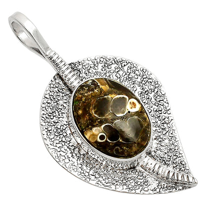 Natural Turtella Jasper - USA Pendant P-1218 SDP149555