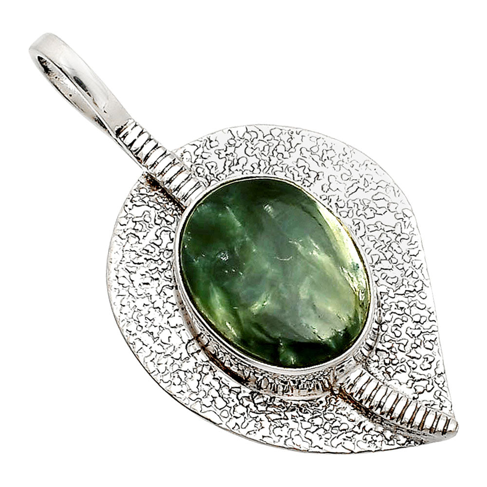 Natural Russian Seraphinite Pendant P-1218 SDP149559