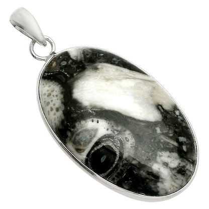 Natural Mexican Cabbing Fossil Pendant P-1001 SDP150280