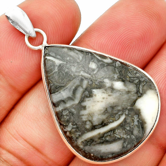 Natural Mexican Cabbing Fossil Pendant P-1001 SDP150287