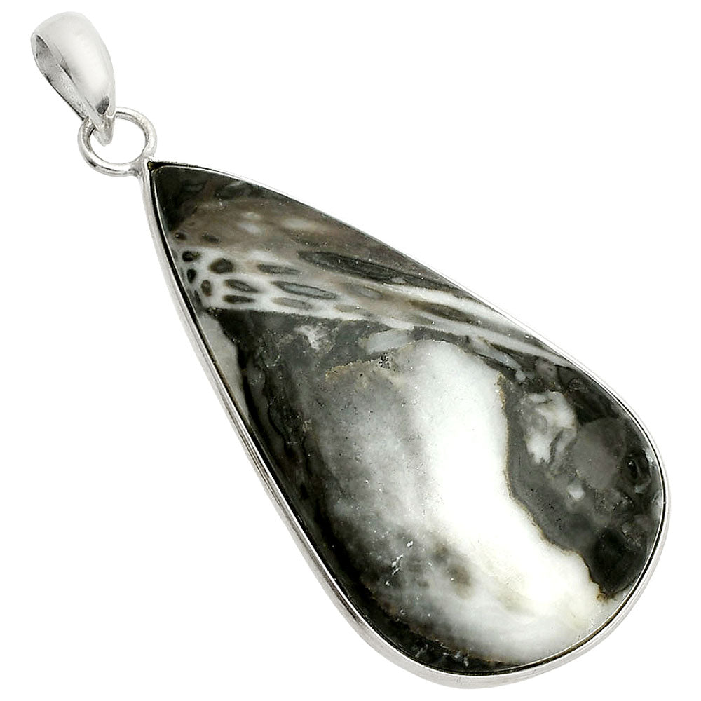 Natural Mexican Cabbing Fossil Pendant P-1001 SDP150324