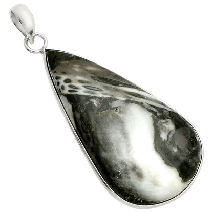 Natural Mexican Cabbing Fossil Pendant P-1001 SDP150324