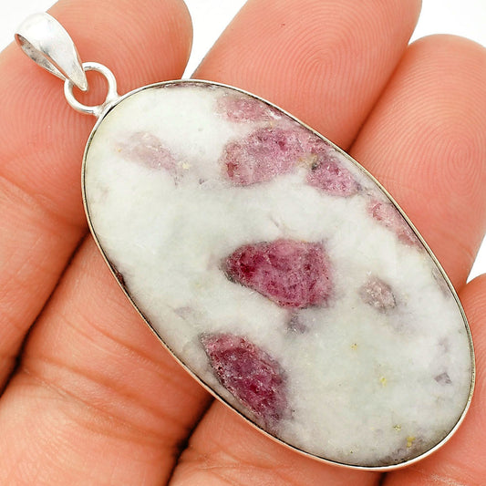 Natural Pink Tourmaline in Quartz Pendant P-1001 SDP150367