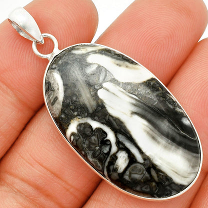 Natural Mexican Cabbing Fossil Pendant P-1001 SDP150404